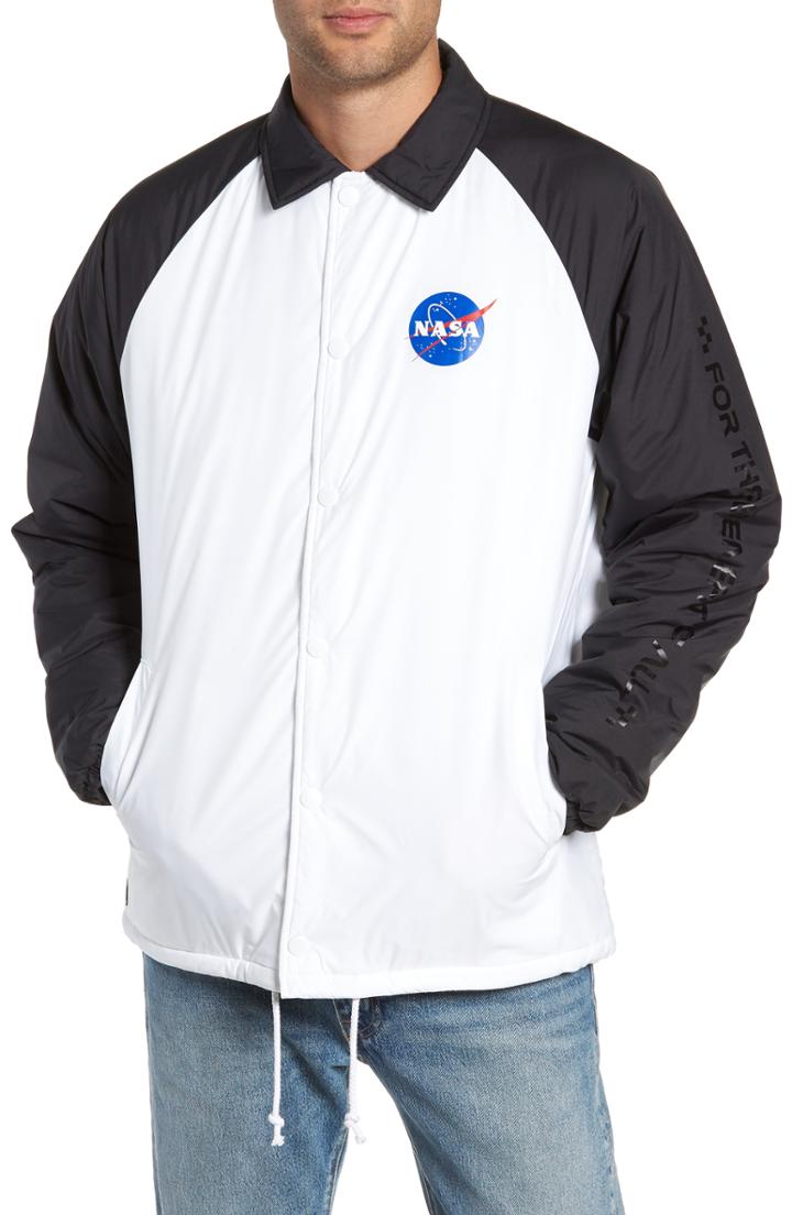 Men's Vans Torrey Nasa Padded Jacket - White