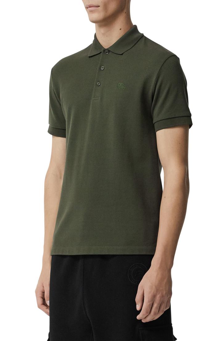 Men's Burberry Hartford Pique Polo - Brown