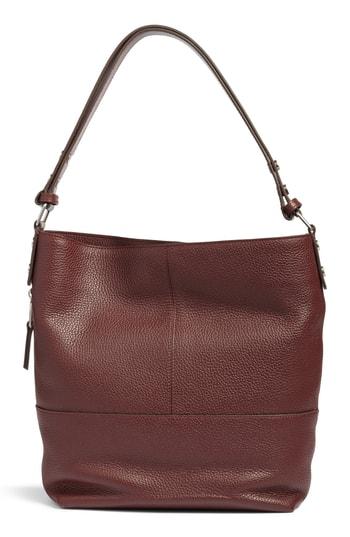 Treasure & Bond Sydney Leather Convertible Hobo - Burgundy