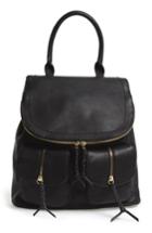 Sole Society Emery Faux Leather Backpack - Black