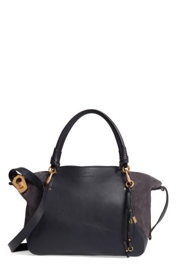 Chloe Medium Owen Calfskin Leather Tote -