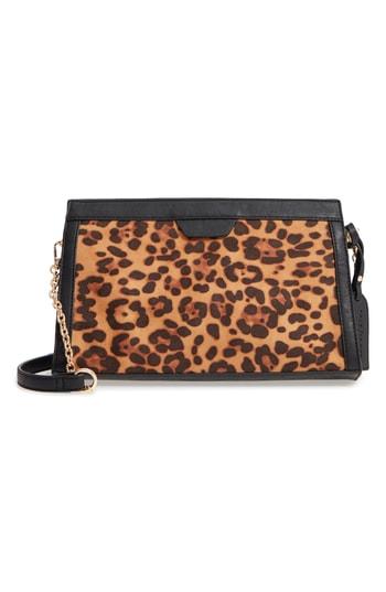 Sole Society Kiato Chain Strap Crossbody Bag - Brown