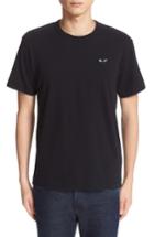 Men's Comme Des Garcons Play Logo Graphic T-shirt - Black