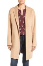 Women's Michael Michael Kors Double Face Wool Blend Coat - Beige