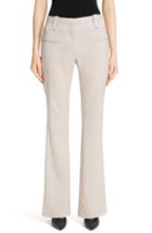 Women's Altuzarra Serge Wide Leg Stretch Wool Pants Us / 34 Fr - Beige