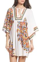 Women's Tory Burch Geometric Tunic Cover-up - Orange
