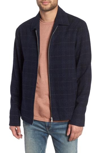 Men's Wax London Witham Coach's Jacket - Blue