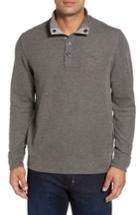 Men's Tommy Bahama Cold Springs Snap Mock Neck Sweater, Size - Black