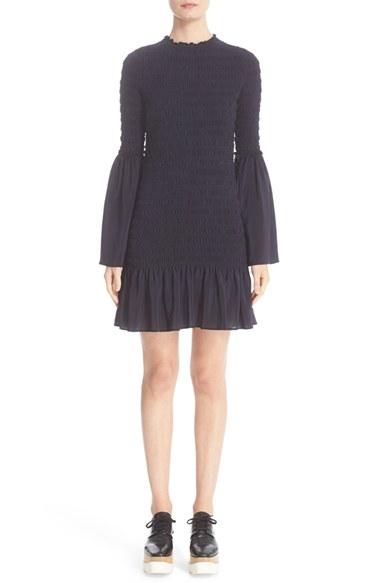 Women's Stella Mccartney Ruched Silk Dress