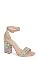 Women's Pelle Moda Maja Halo Strap Sandal M - Red