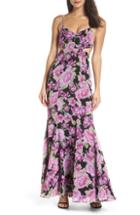 Women's Fame And Partners The Sienne Cutout Waist Gown