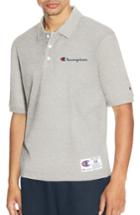 Men's Champion Reverse Weave Polo Shirt - Grey