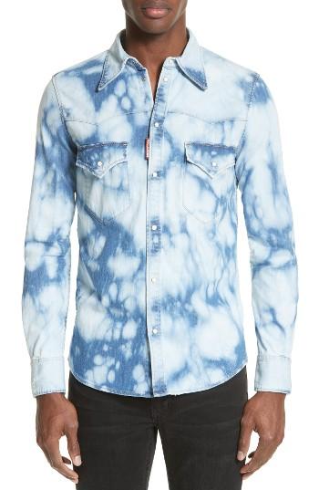Men's Dsquared2 Street Ska Denim Shirt