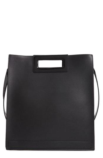 Leith Framed Square Tote - Black