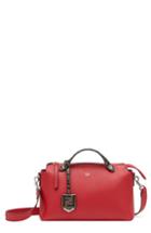 Fendi Medium By The Way Leather Shoulder Bag - Red