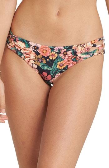 Women's Billabong Grow Wild Lowrider Bikini Bottoms - Pink