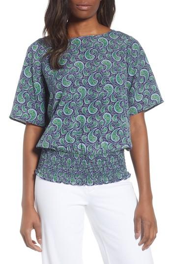 Women's Michael Michael Kors Kimono Sleeve Paisley Top - Green