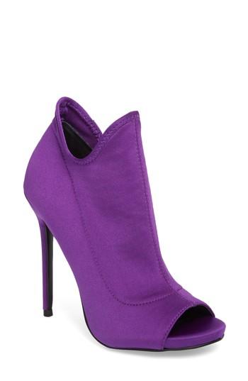 Women's Steve Madden Secure Sock Bootie .5 M - Purple