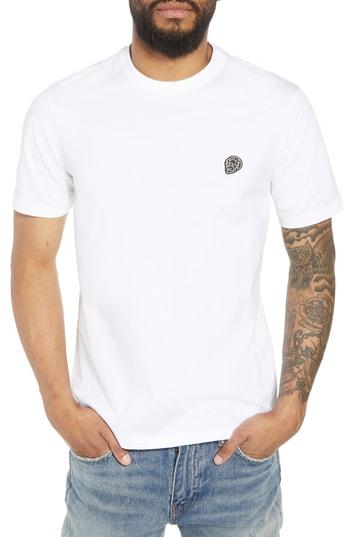 Men's The Kooples Skull Applique T-shirt - White