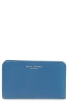 Women's Marc Jacobs Gotham Compact Leather Wallet - Blue