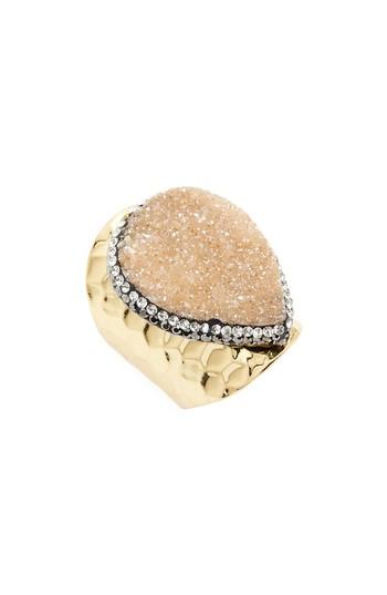 Women's Love's Affect Drusy Ring
