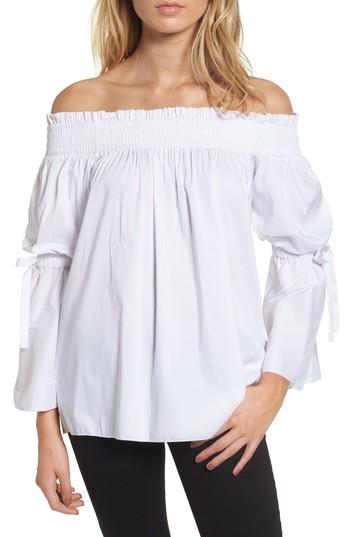Women's Bailey 44 Ominous Stranger Off The Shoulder Top - White