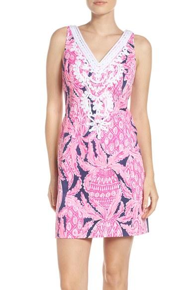 Women's Lilly Pulitzer Gabby Embroidered Sheath Dress