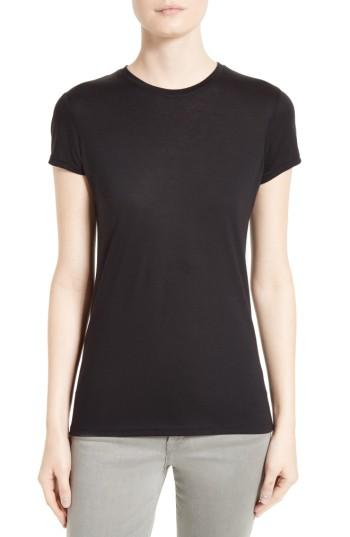 Women's Twenty Cotton & Modal Fitted Tee - Black