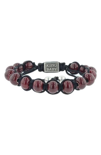Men's King Baby Ceramic Macrame Bracelet