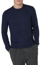Men's Topman Crewneck Sweater - Blue