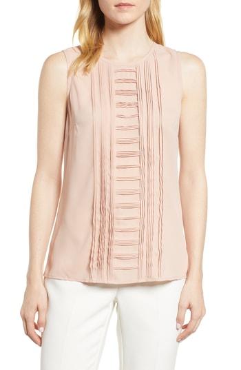 Women's Vince Camuto Pintuck Detail Top - Pink