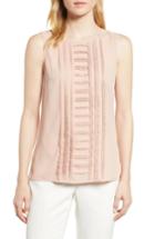 Women's Vince Camuto Pintuck Detail Top - Pink