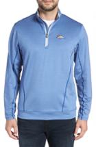 Men's Cutter & Buck Endurance Denver Broncos Fit Pullover, Size Small - Blue