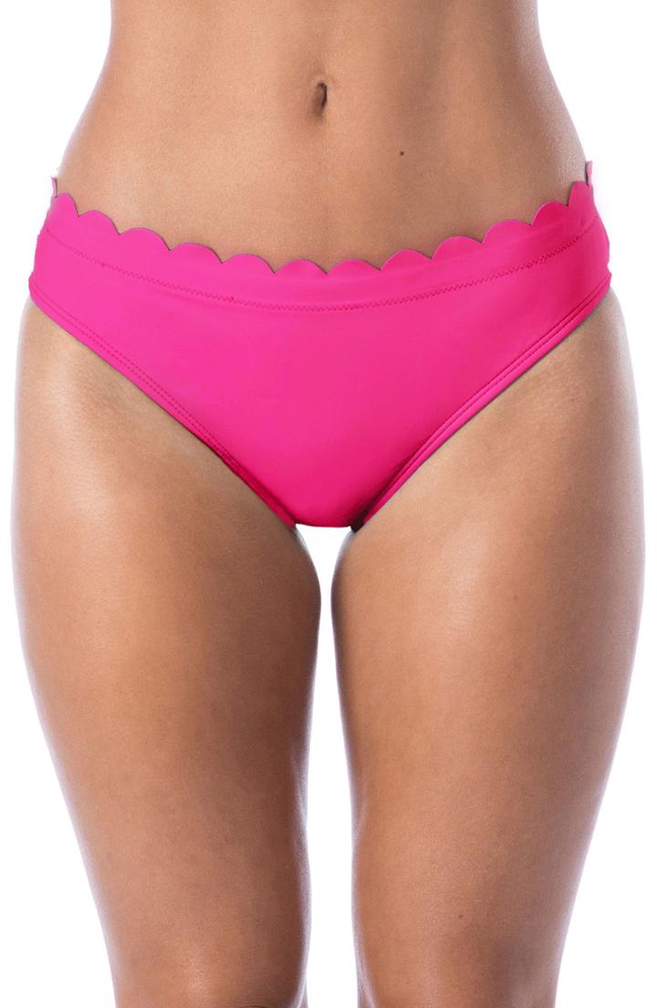 Women's La Blanca Petal Pusher Hipster Bikini Bottoms - Pink