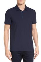 Men's Boss Place 15 Slim Fit Polo, Size - Blue