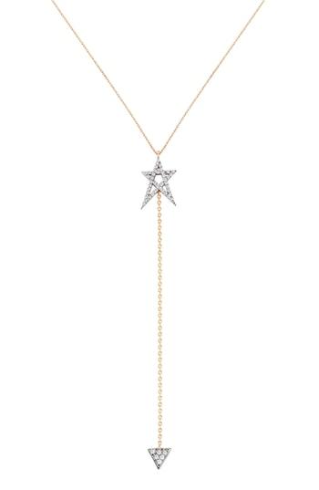 Women's Kismet By Milka Struck Doodlestar Lariat Diamond Necklace