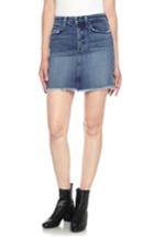 Women's Joe's High Waist Cutoff Denim Miniskirt - Blue