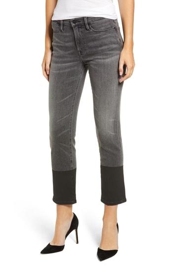 Women's Frame Le High Crop Straight Leg Jeans - Grey