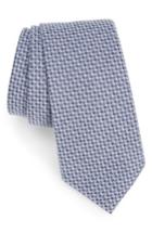 Men's Calibrate Angora & Silk Tie, Size - Blue