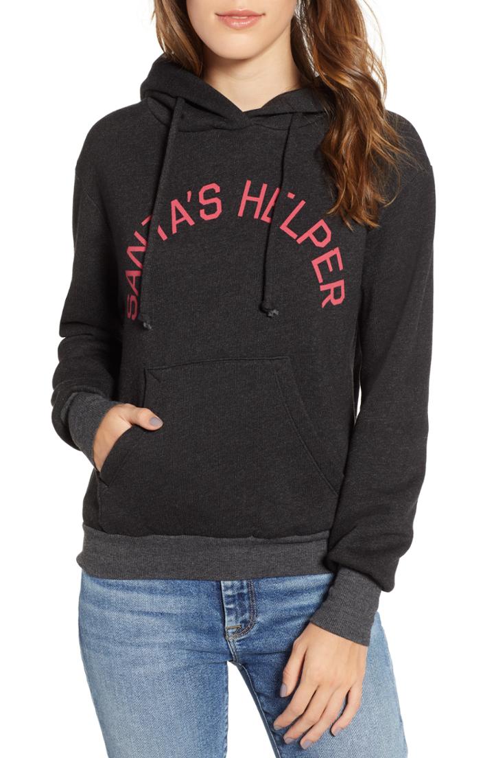 Women's Wildfox Lil Helper Hoodie - Black