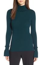Women's Lewit Ruffle Detail Pullover - Green