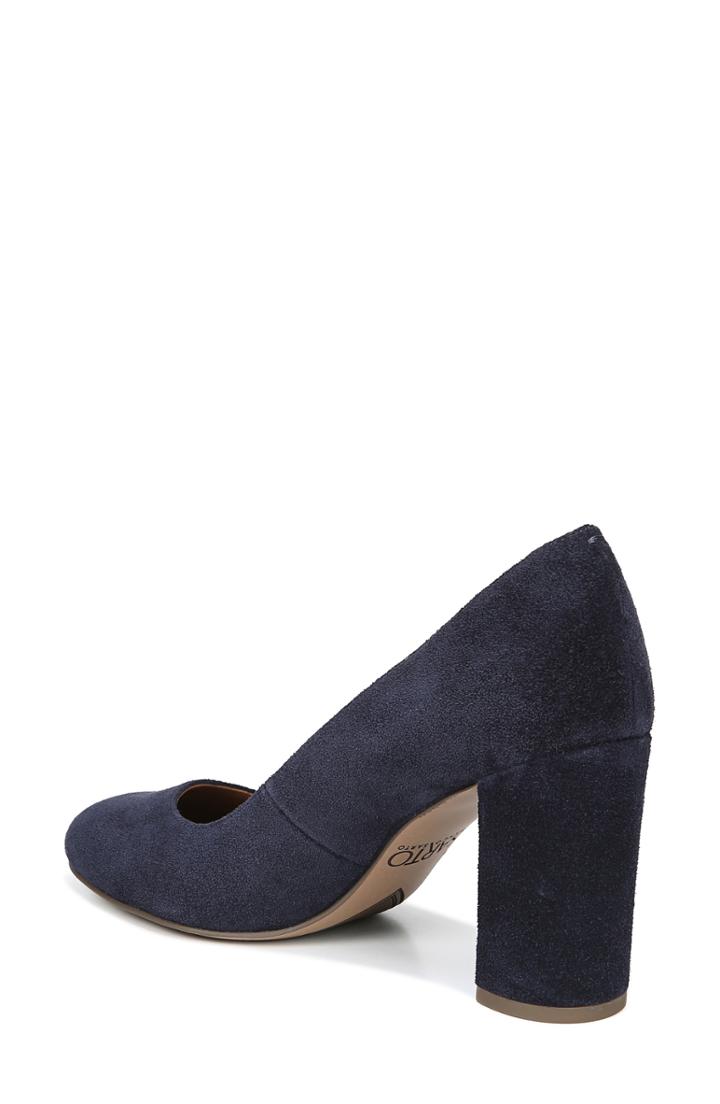 Women's Sarto By Franco Sarto Aziza Block Heel Pump M - Blue