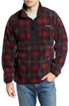 Men's Columbia Csc Originals Half Zip Fleece Pullover, Size - Red