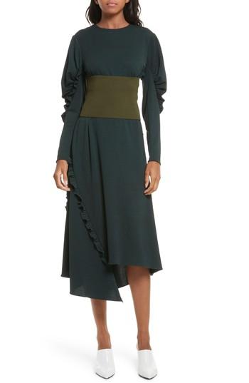 Women's Tibi Lace-up Knit Corset