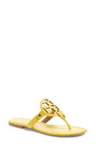 Women's Tory Burch 'miller' Flip Flop M - Yellow