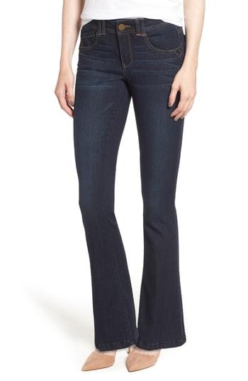 Women's Wit & Wisdom Ab-solution Itty Bitty Bootcut Jeans (similar To 14w) - Blue