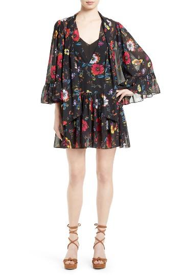 Women's Mcq Alexander Mcqueen Floral Print Shift Dress
