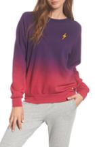 Women's Aviator Nation Faded Bolt Sweatshirt - Purple