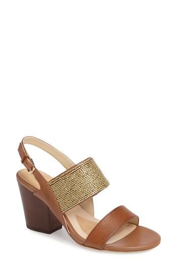 Women's Isola Lia Block Heel Sandal M - Beige