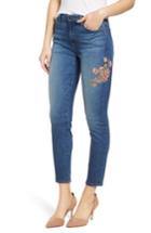 Women's Jen7 Embroidered Ankle Skinny Jeans - Blue